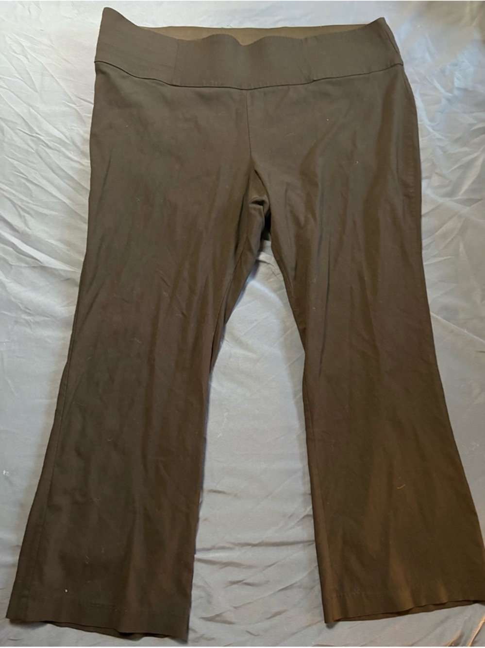 Women’s Solid Black Flare Pants
